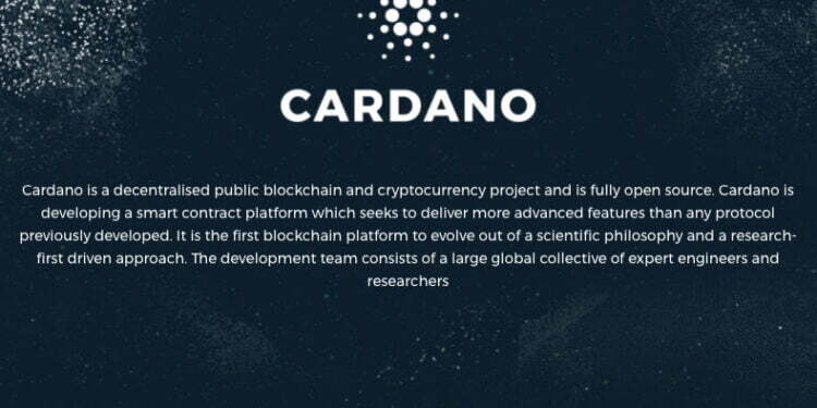 Cardano prijs verliest 10 procent, en beren gaan door!